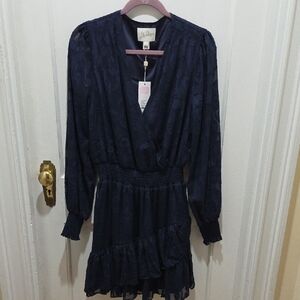 Lilly Pulitzer Deep Blue Long Sleeve Dress